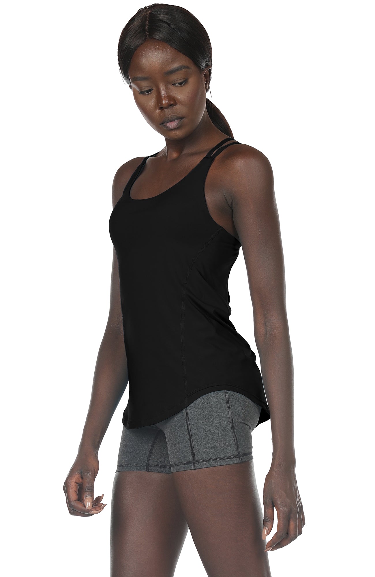 icyzone Workout Tank Tops Built in Bra - Women's Maldives