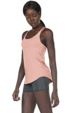 icyzone Workout Tank Tops Built in Bra - Women's Strappy Athletic Yoga Tops, Running Exercise Gym Shirts