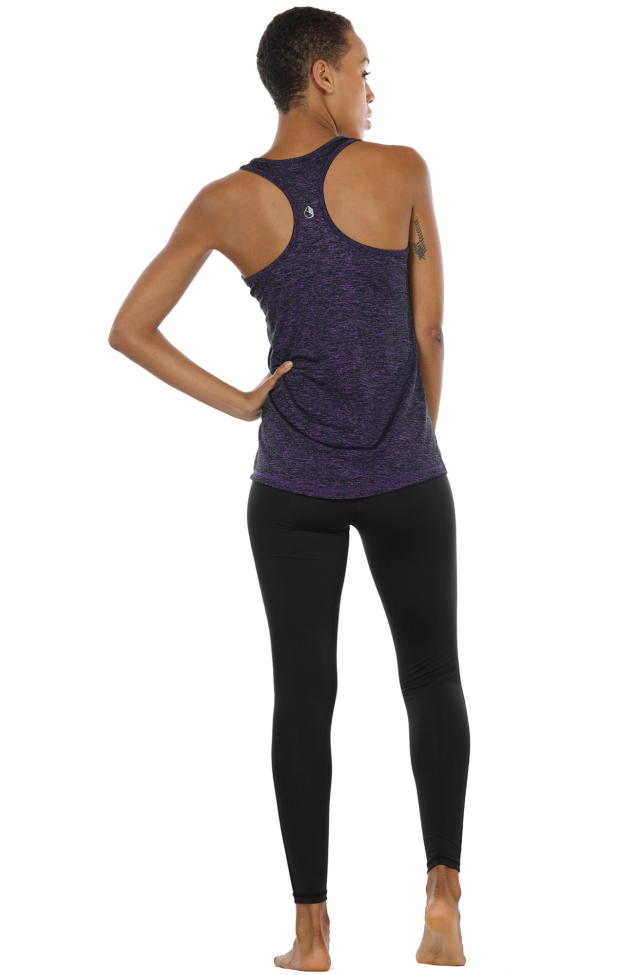 Cosy Pyro Workout Tank Tops for Women Racerback Yoga Tanks Basic Athletic  Activewear-4 Packs